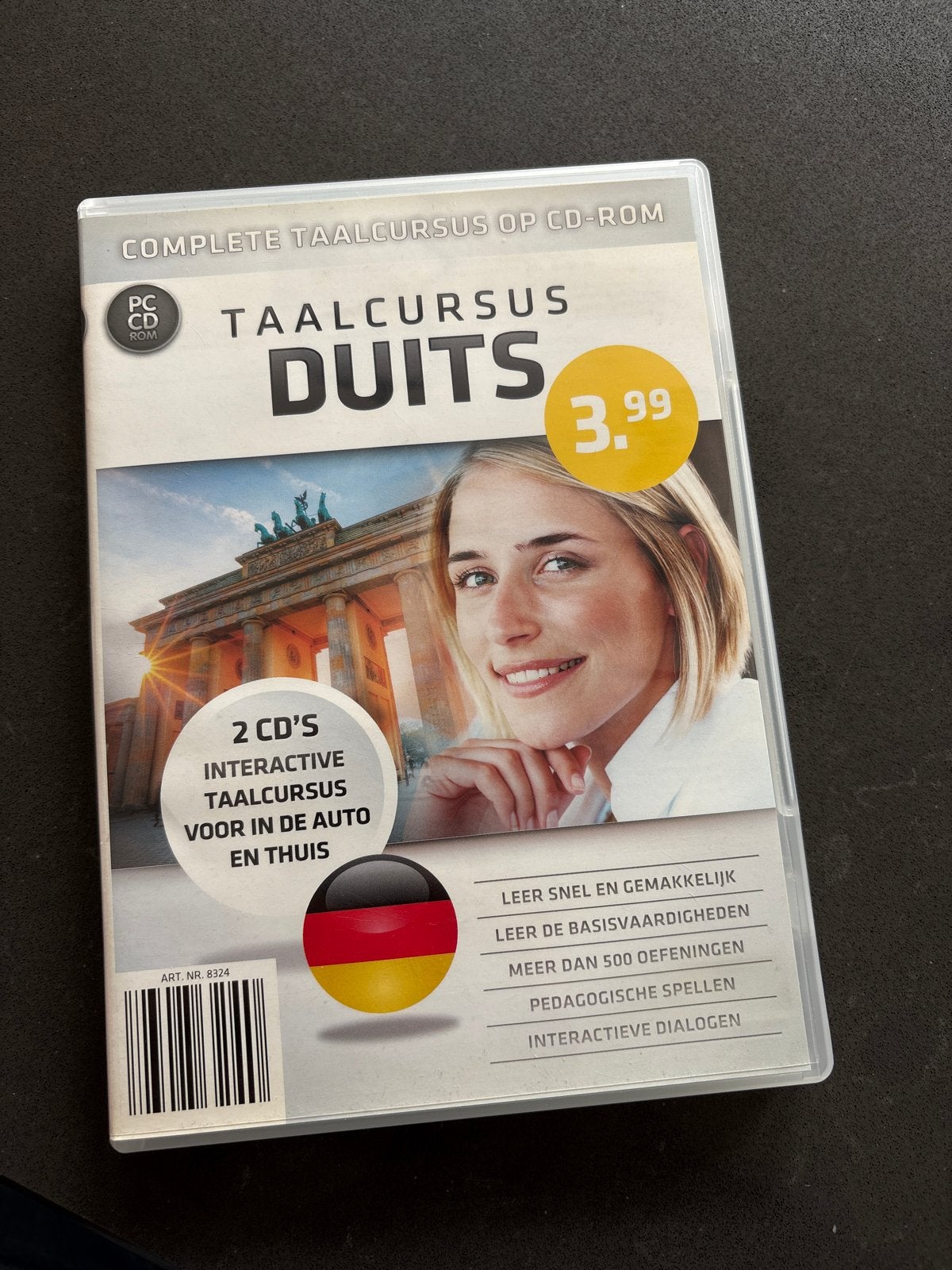 Complete Taalcursus Duits op CD-ROM - Leer snel en gemakkeli, Ophalen, Zo goed als nieuw, Non-fictie