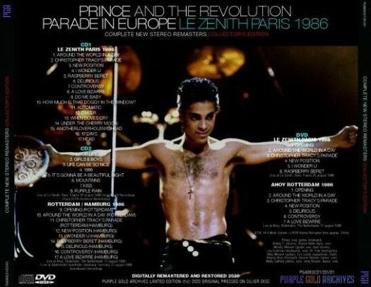 PRINCE - PARIS 1986 ROTTERDAM & HAMBURG 1986 (2CD+1DVD), Import, Live-album, Nieuw in verpakking, Verzenden