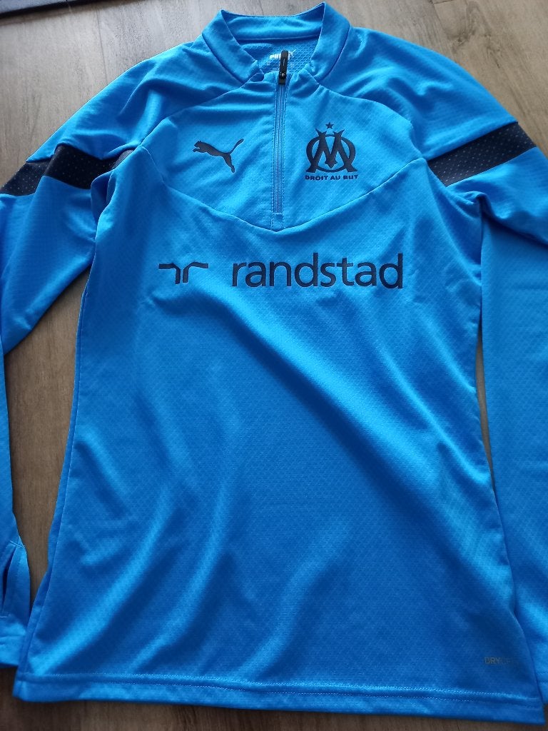 Olympique Marseille Trainingstop 2022/2023 - Maat XS, Puma, Blauw, Ophalen of Verzenden, Voetbal