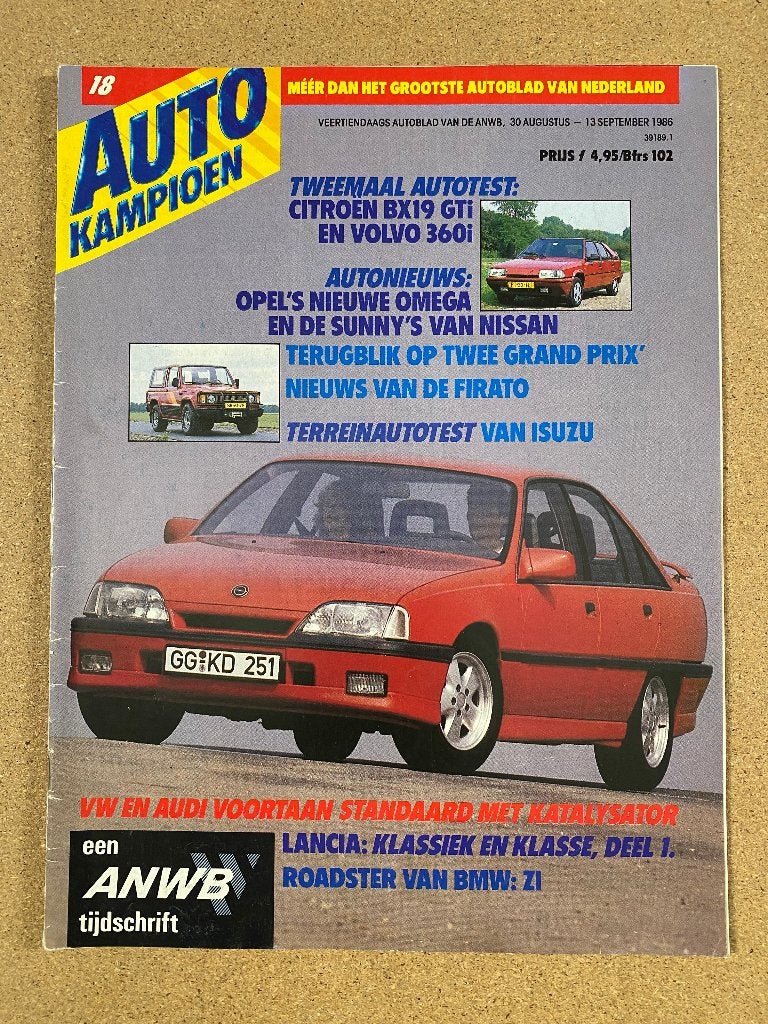 Autokampioen 18 1986, Verzenden, Gelezen, Algemeen