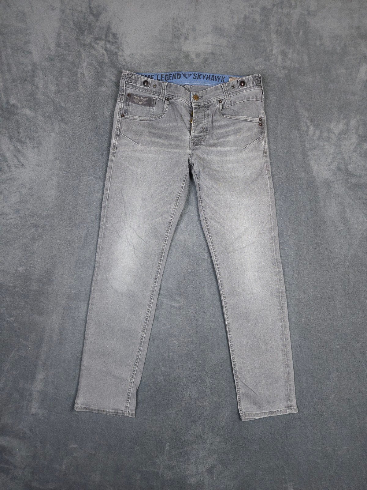 Pme Legend Broek Skyhawk W33 L32 Regular Grijs Jeans Denim, ., ., W33 - W34 (confectie 48/50), Pme Legend
