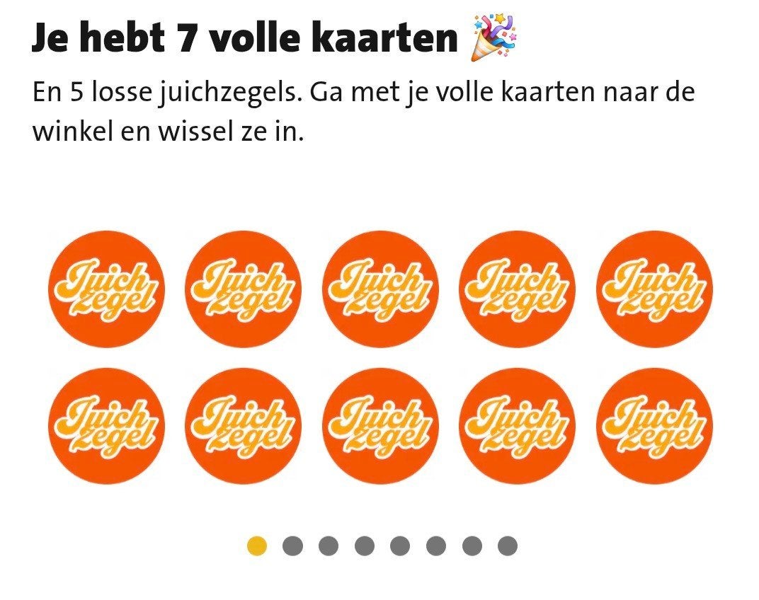 Jumbo zegels juich jack juich jack zegels

6 volle kaarten, Hobby en Vrije tijd, Spaarzegeltjes, Ophalen, Winkel, Super of Benzinepomp