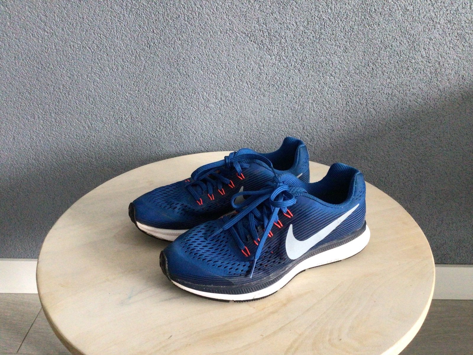 Nike Zoom Pegasus 34 sneakers - Blauw - Maat 38,5, Ophalen, Zo goed als nieuw, Blauw, Sneakers of Gympen