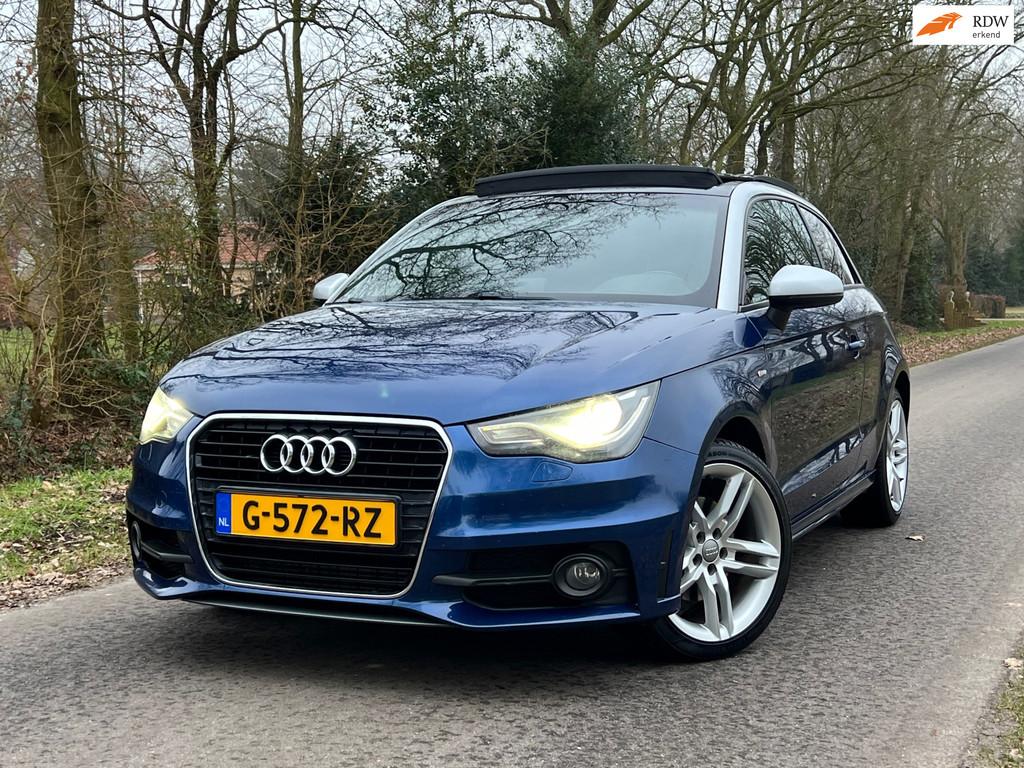 Audi A1 1.4 TFSI S-Line | Pano + Keyless + Automaat + Navi N, Auto's, Audi, Euro 5, Zwart, 4 cilinders, 1165 kg