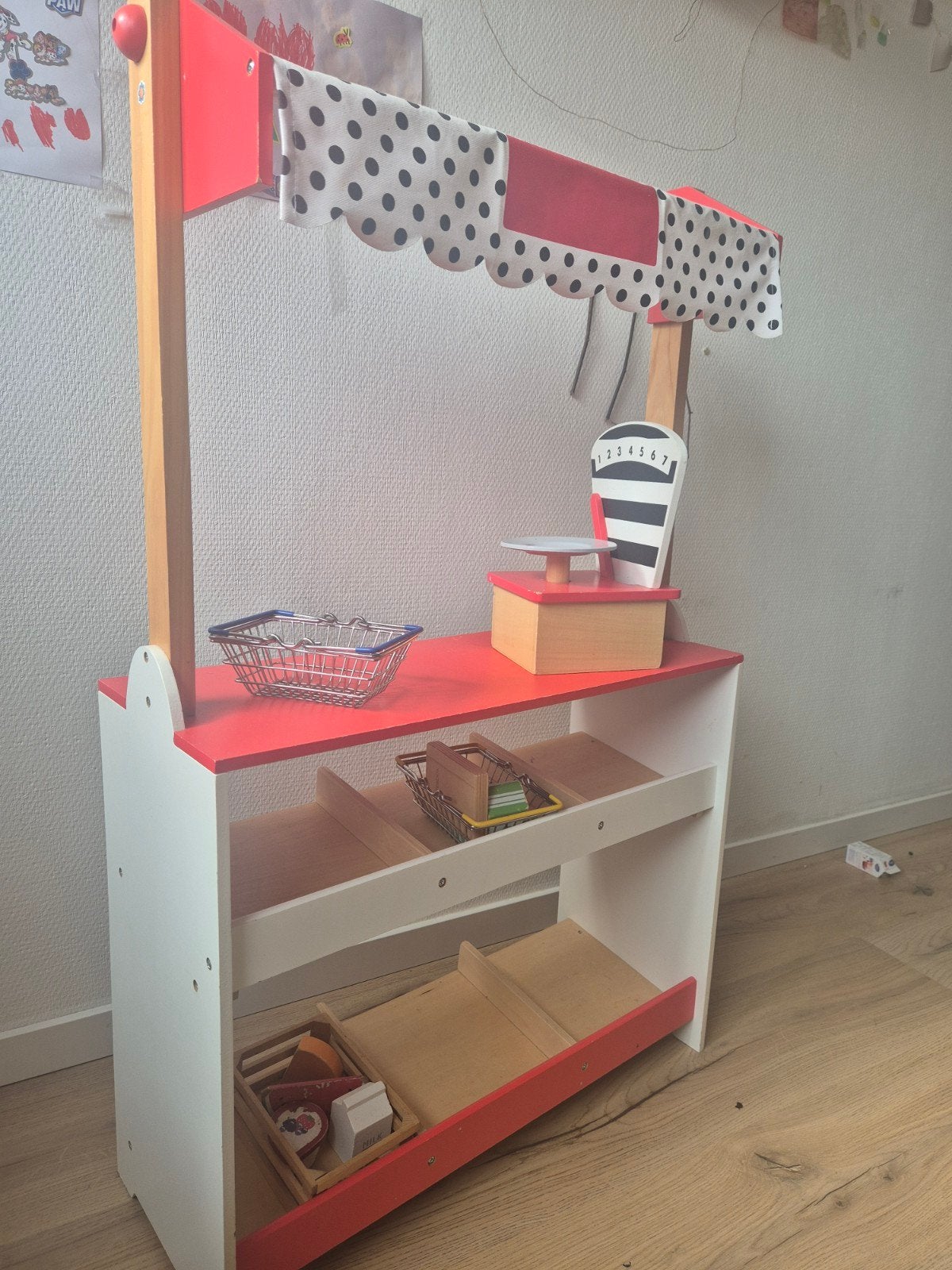 Houten HEMA marktkraam - opknapper, Ophalen, Gebruikt