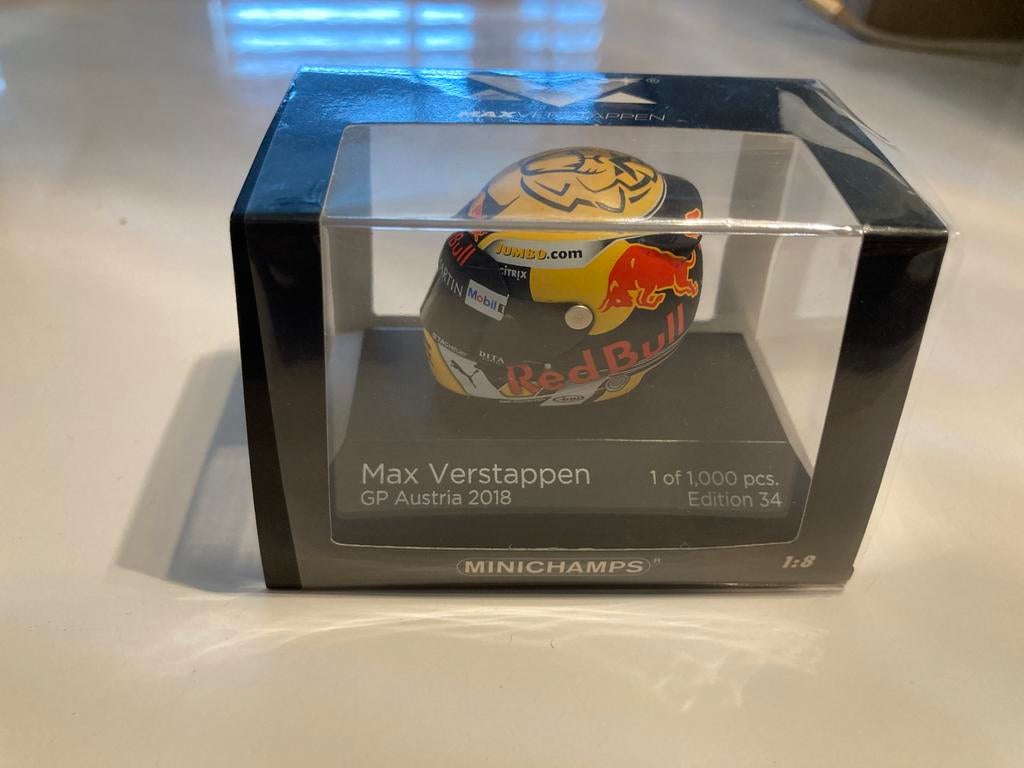 Max Verstappen helm gp austria 2018, Verzamelen, Ophalen of Verzenden, Nieuw, Formule 1
