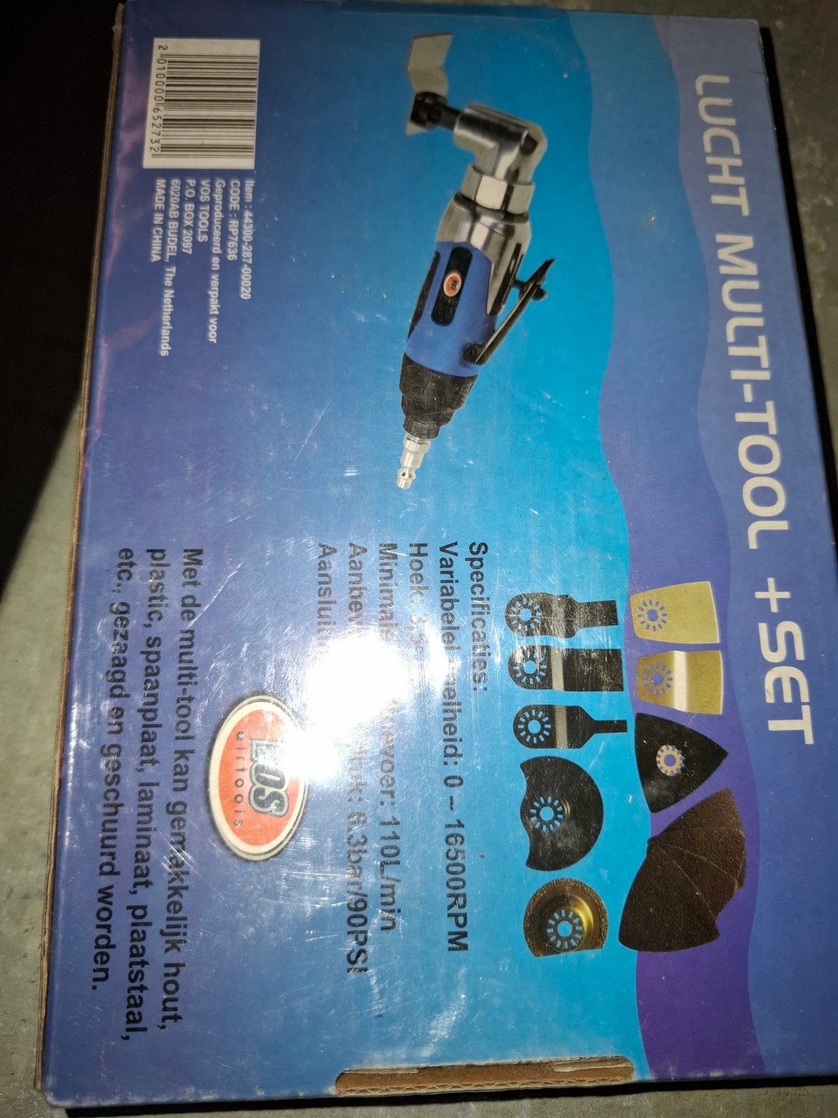 VOS Lucht Multi-Tool + Set - Zagen en Schuren, Ophalen of Verzenden, Nieuw