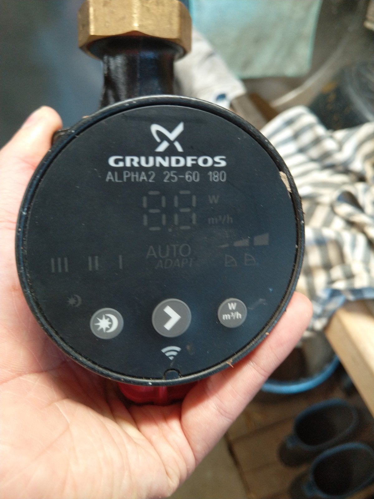 Grundfos ALPHA2 25-60 180 circulatiepomp, Ophalen of Verzenden, Gebruikt, Overige typen