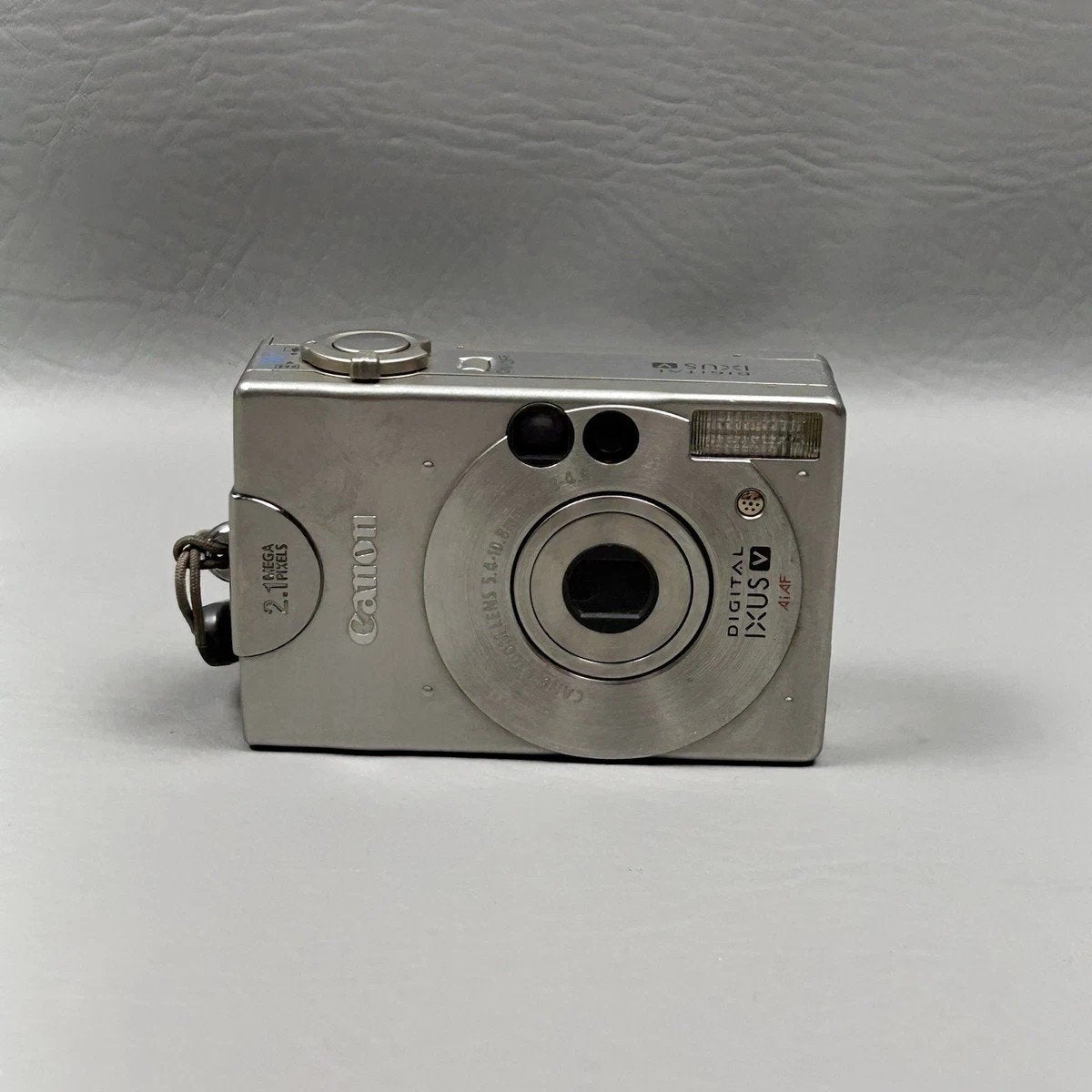 Canon Digital IXUS V Compactcamera - Zilver, Audio, Tv en Foto, Fotocamera's Digitaal, Ingebouwde flitser, Gebruikt, Canon, Accu
