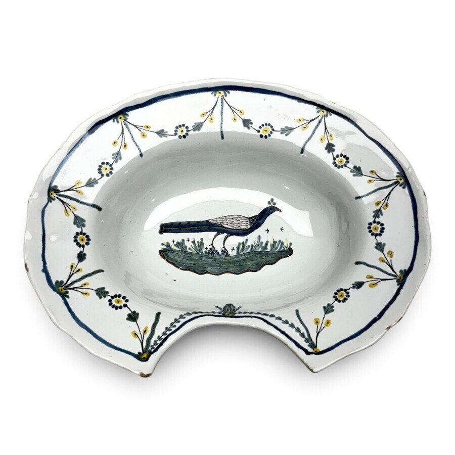 20e eeuwse Franse faience scheerbekken, Ophalen of Verzenden