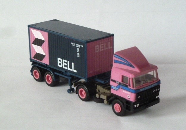 HERPA DAF MASTENBROEK / BELL, Verzenden, Zo goed als nieuw, Bus of Vrachtwagen, Herpa
