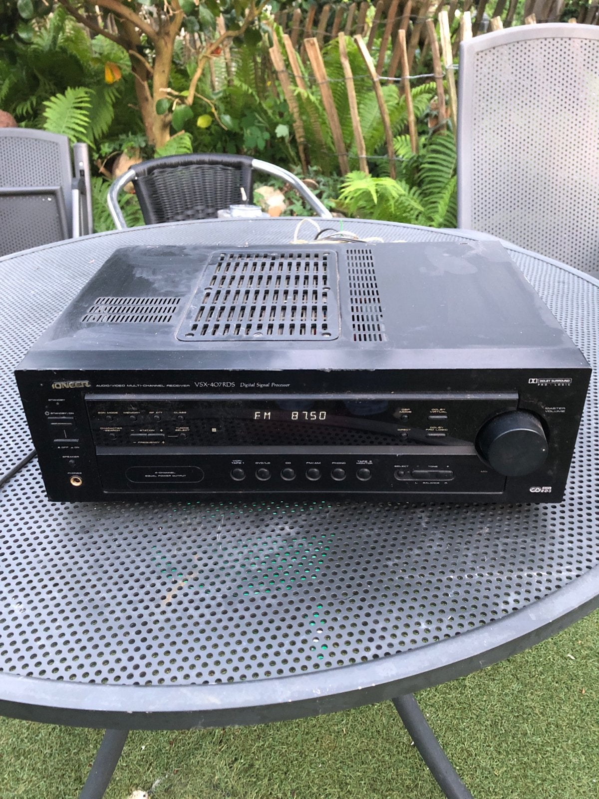 Pioneer VSX-407RDS Audio/Video Multi-Channel Receiver, Ophalen of Verzenden, 60 tot 120 watt, Pioneer, Gebruikt