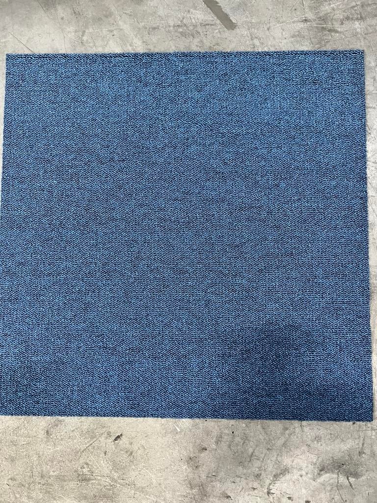 Blauwe tapijttegels 50x50cm nieuw, Ophalen of Verzenden, Zo goed als nieuw, Tapijttegels