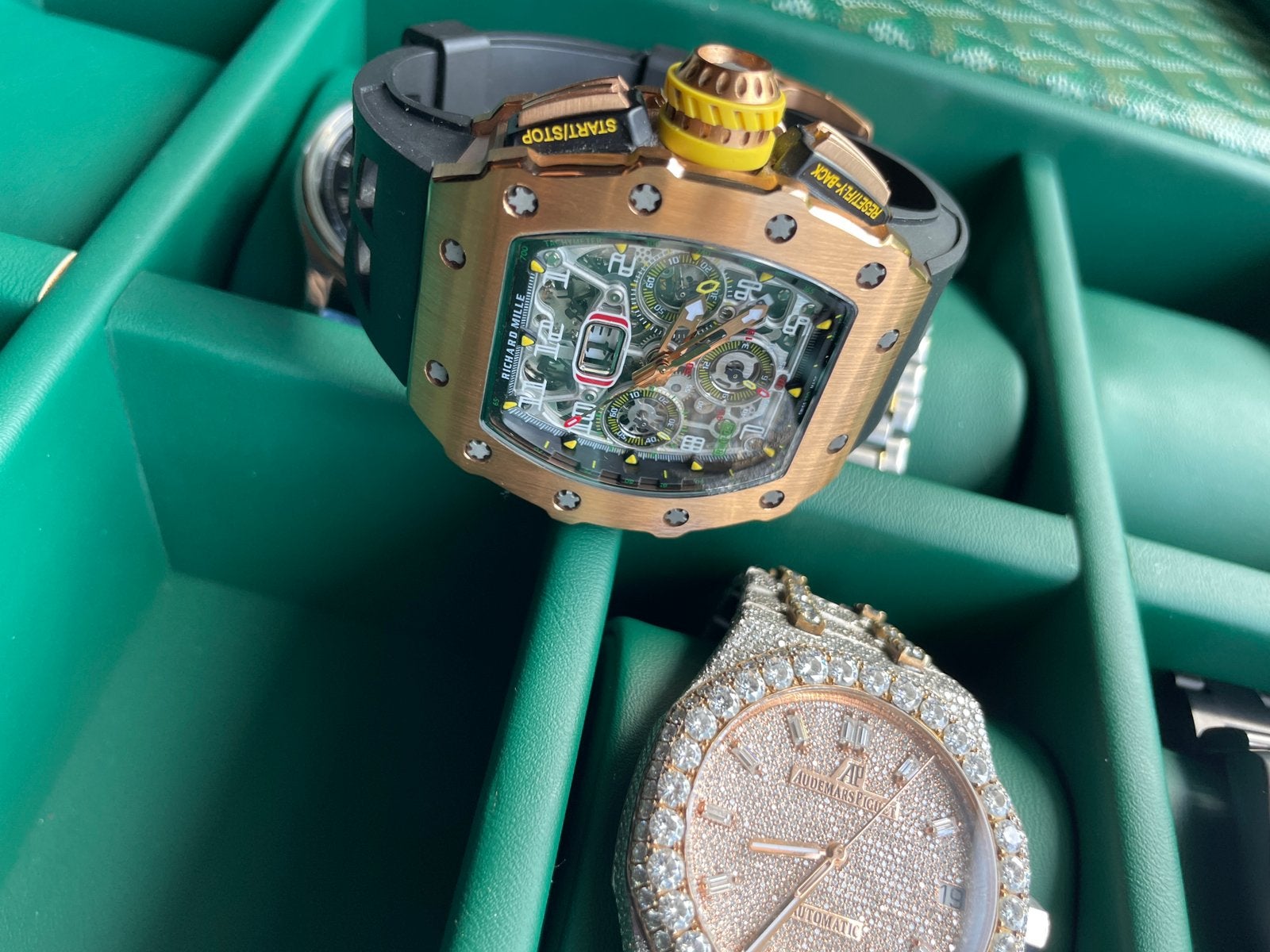 Rm11-03 rose gold chronograph richard mille, Sieraden, Tassen en Uiterlijk, Horloges | Kinderen, Ophalen of Verzenden, Zo goed als nieuw