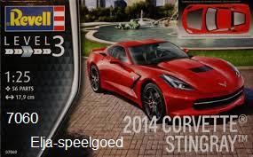 Revell 1:25 CORVETTE STINGRAY 7060 Modelbouw auto (2014 ), Hobby en Vrije tijd, Modelbouw | Auto's en Voertuigen, Nieuw, Auto