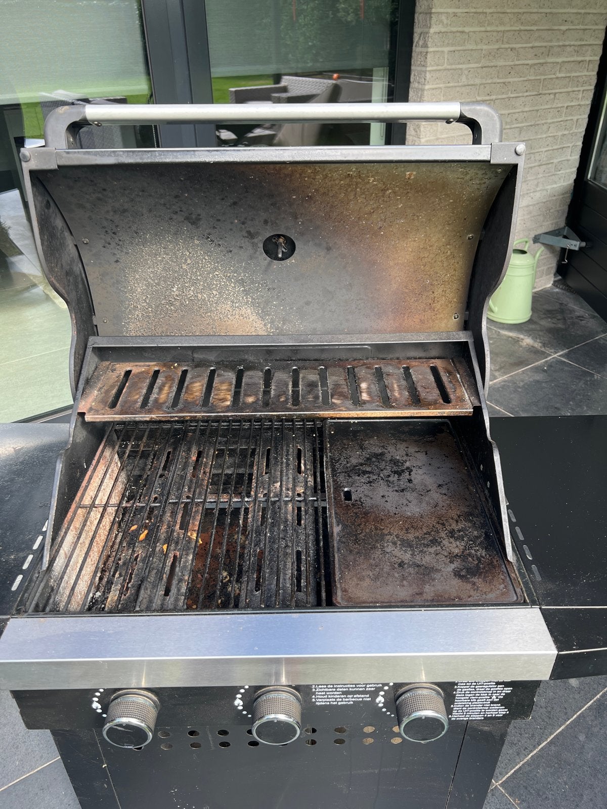 BonFire gasbarbecue met thermometer en zijtafels, Ophalen of Verzenden, Gebruikt