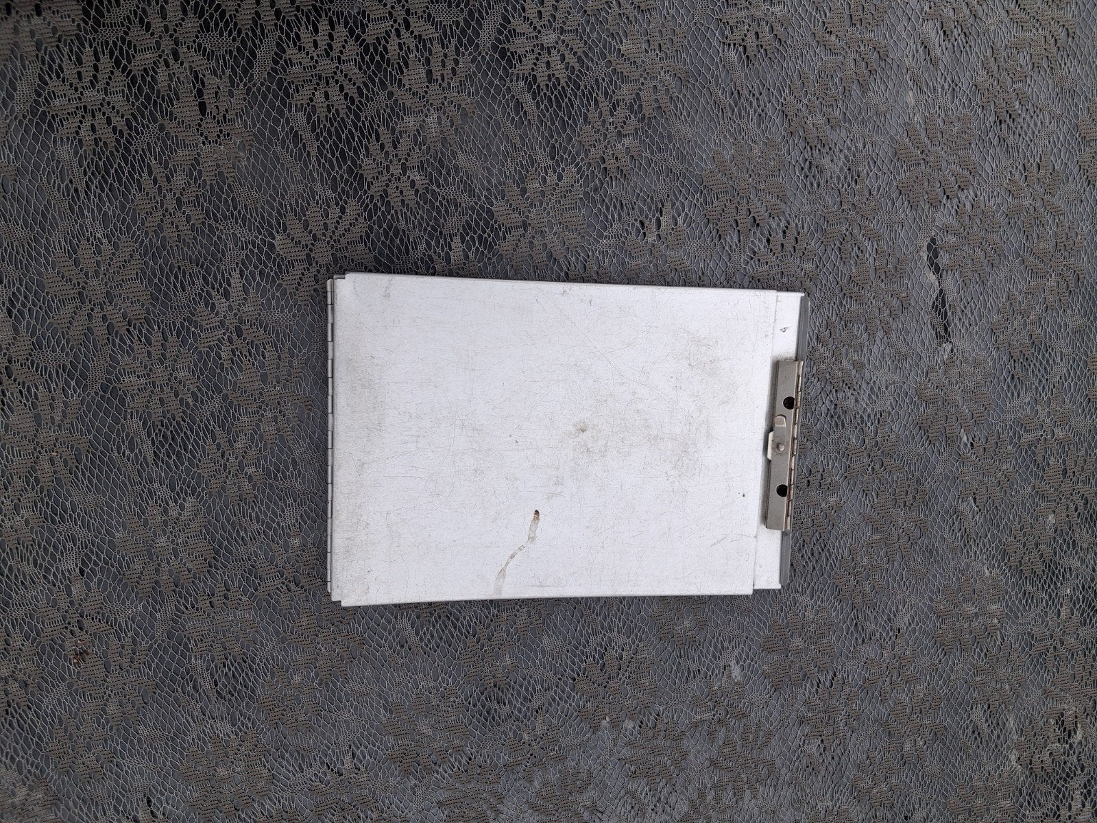 Aluminium papier klapper/ordner, Diversen, Schrijfwaren, Ophalen of Verzenden, Gebruikt