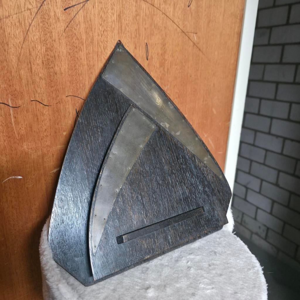 Amsterdamse School Brievenhouder, ca. 1920-1930, Antiek en Kunst, Ophalen of Verzenden