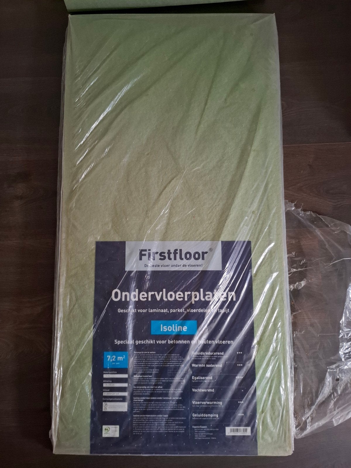 Firstfloor isoline ondervloer 1.5 pak, Ophalen, Overige materialen, 30 cm of meer, 50 tot 150 cm