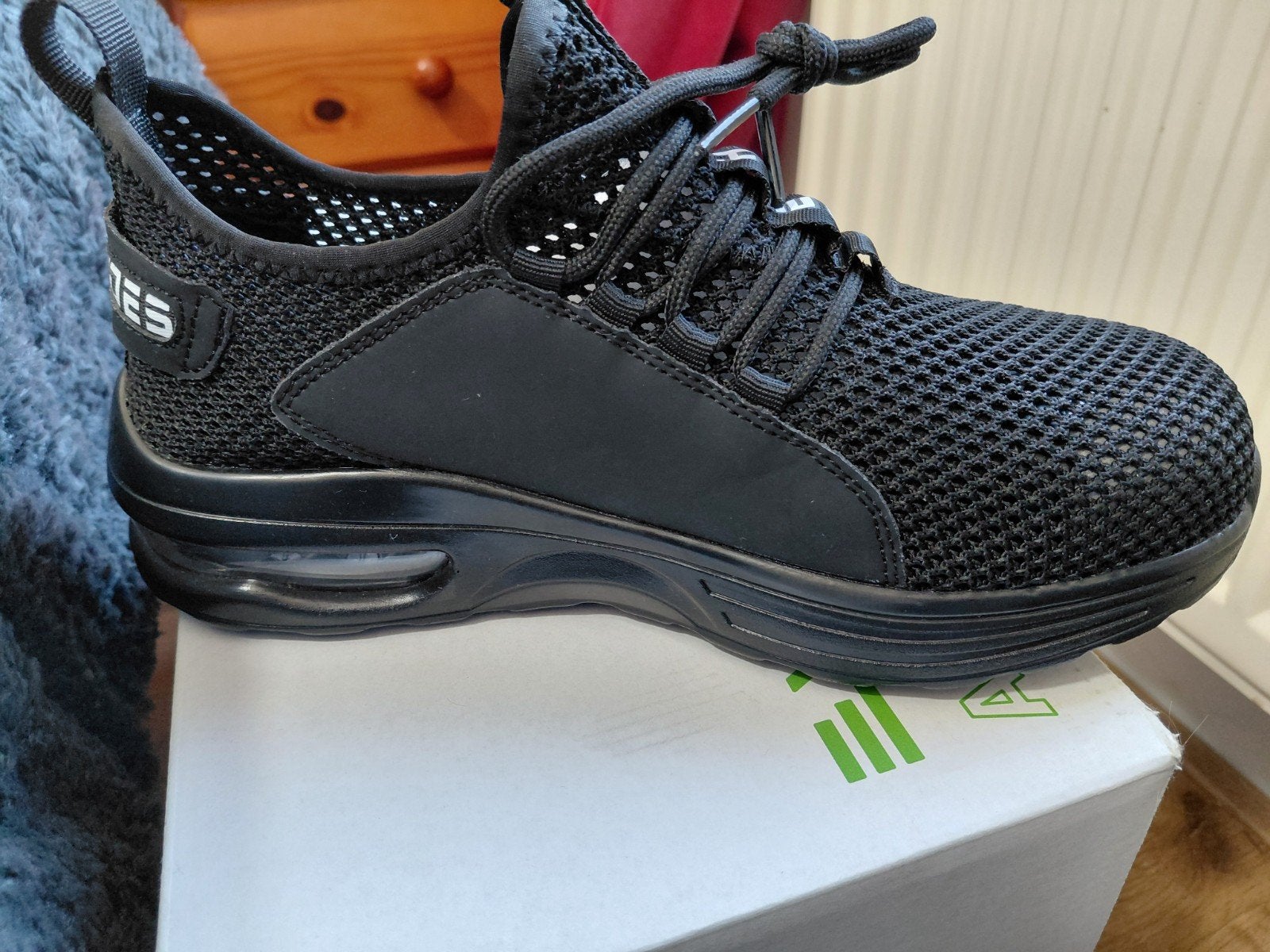 Rona Shoes Luna Black Werkschoenen met Harde Neus Maat 39, Zwart, Rona Shoes, Nieuw, Ophalen of Verzenden
