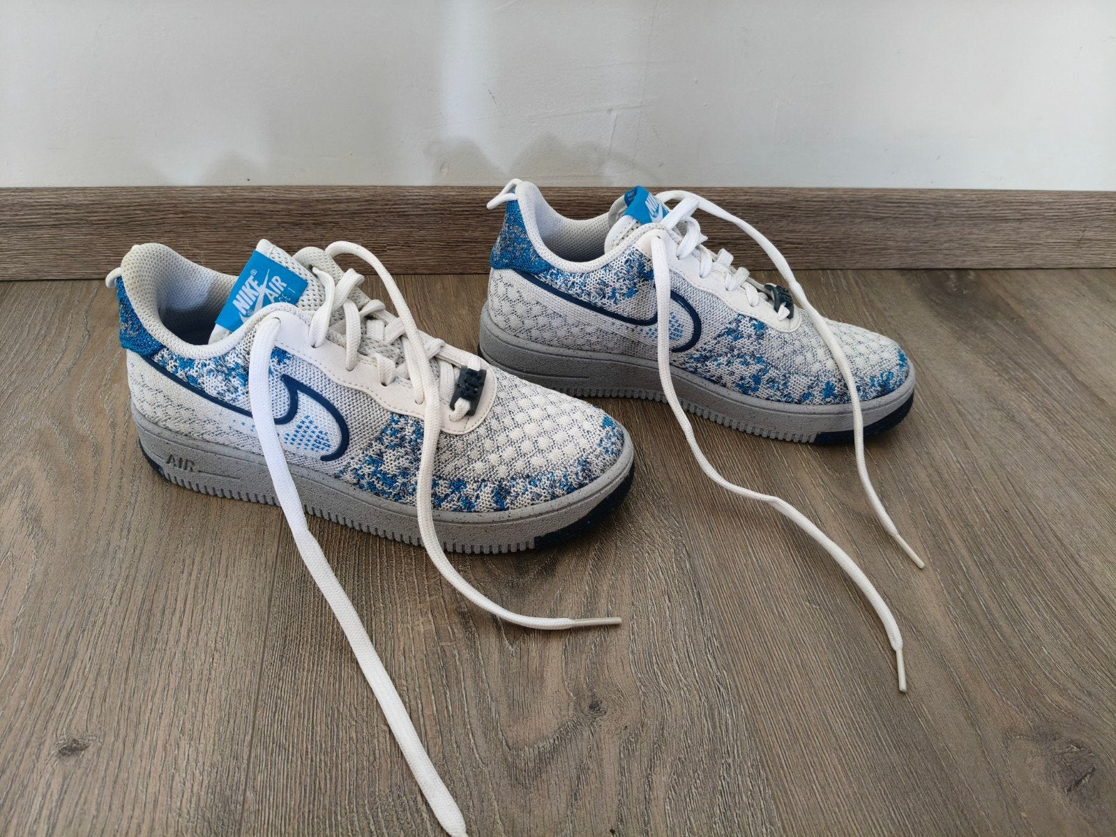 Nike Air Force 1 flyknit 2.0 maat 37.5, Wit, Nike, Nieuw, Ophalen of Verzenden