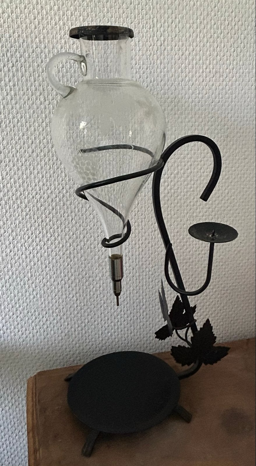 vintage glazen wijnkaraf jaren 50/60, Ophalen of Verzenden