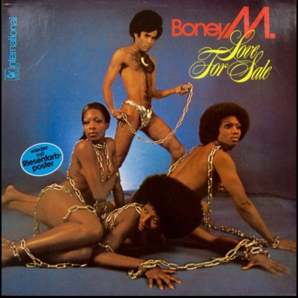 Gaaf LP album Love for Sale Boney M met zelzame hoes AKTIE!, LP, Ophalen of Verzenden, Zo goed als nieuw, 12 inch