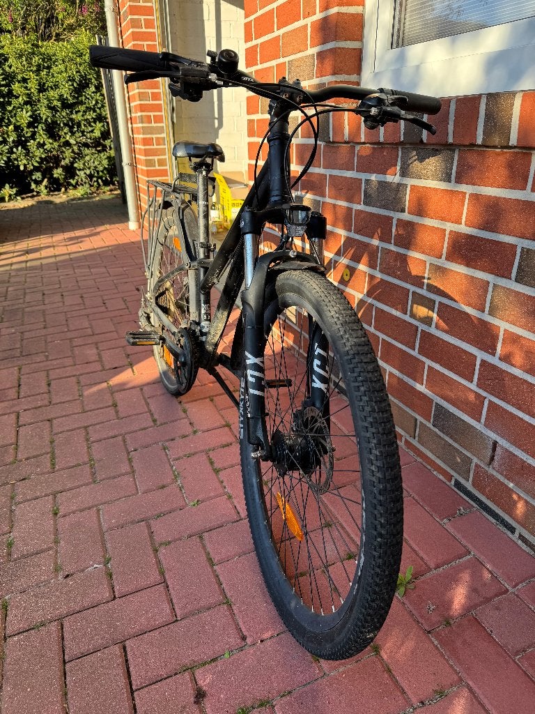 26" jongens fiets - citybike, Gebruikt, Versnellingen, Schijfrem, Overige merken