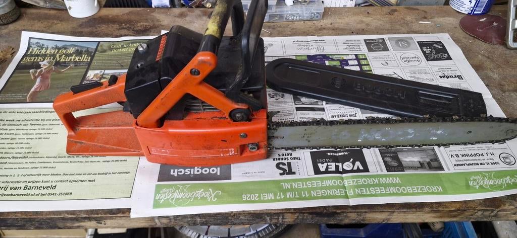Sachs Dolmar Kettingzaag - Krachtige Benzine Zaag, Doe-het-zelf en Verbouw, Gereedschap | Zaagmachines, Gebruikt, 70 mm of meer