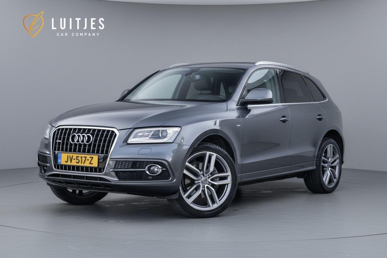 Audi Q5 3.0 TFSI V6 272pk quattro S-Line Facelift|Pano-dak|T, Auto's, Automaat, Euro 5, Gebruikt, Zwart