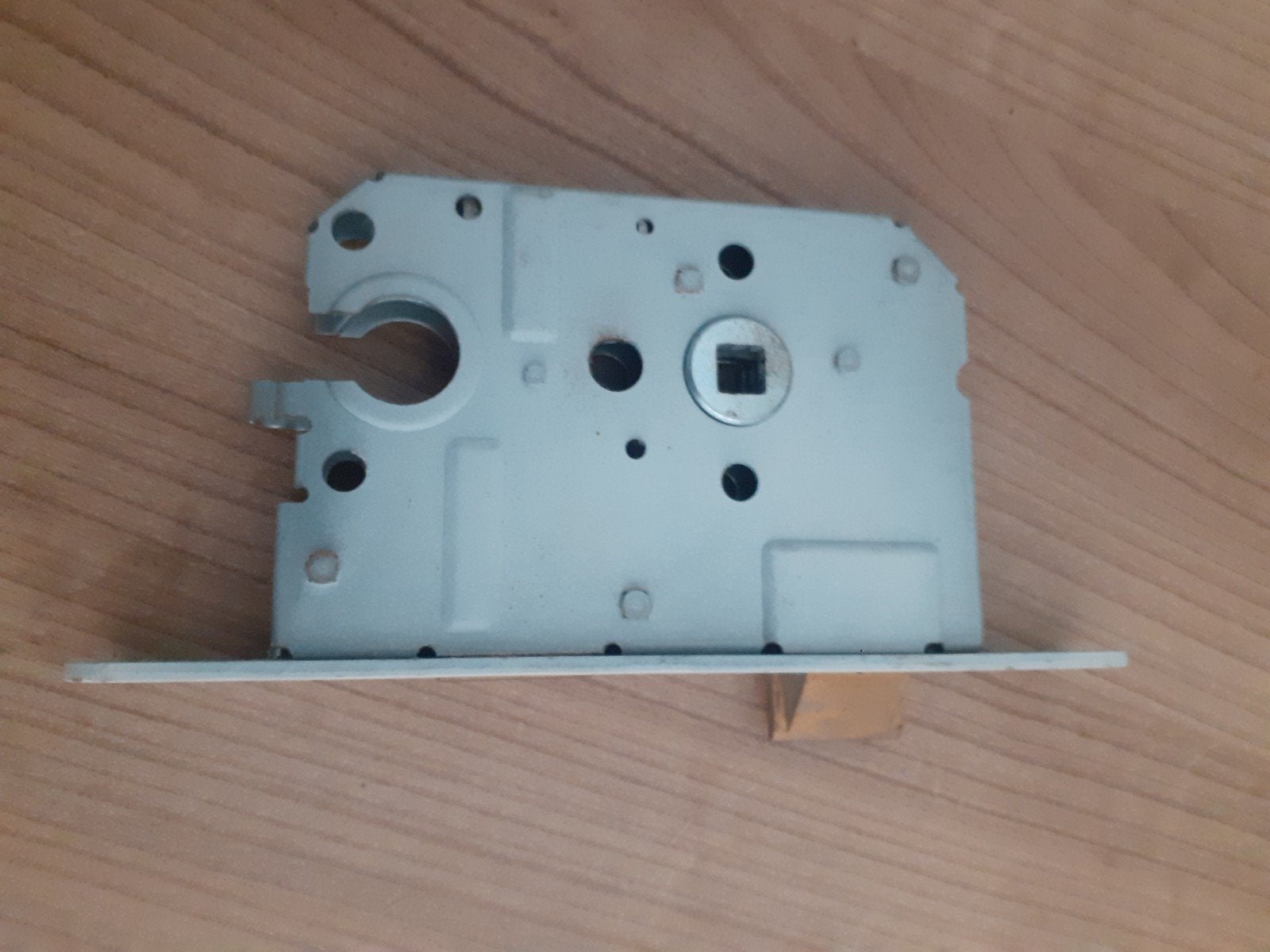 Binnendeurslot met messing schoot, Doe-het-zelf en Verbouw, Hang- en Sluitwerk, Ophalen of Verzenden, Gebruikt, Koper of Messing