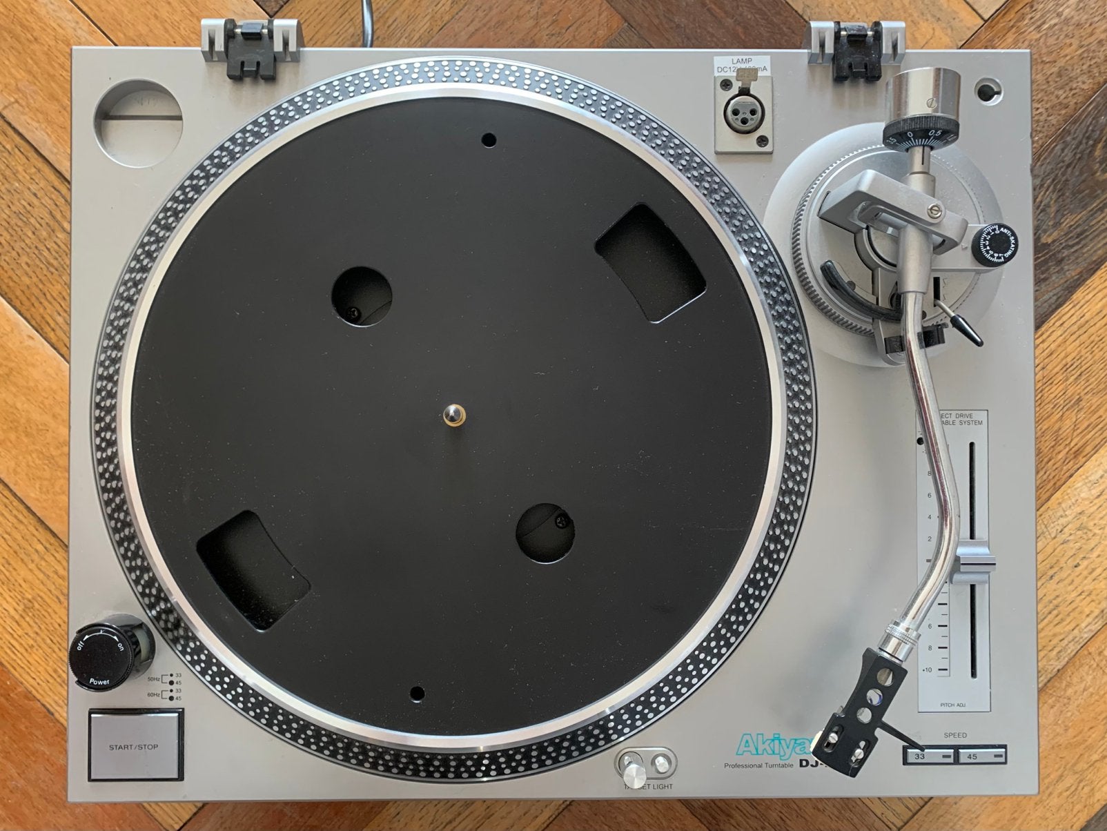 Akiyama DJ 2000 ( technics sl 1200 ), Ophalen, Gebruikt, Pitch-regelaar, Platenspeler