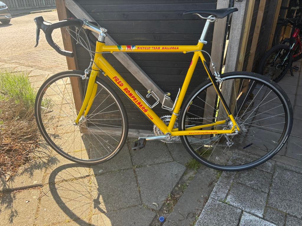 Fred Rompelberg racefiets - 60cm - Ultegra - nieuwe banden, Fietsen en Brommers, Aluminium, Zo goed als nieuw, 57 tot 61 cm, Meer dan 20 versnellingen