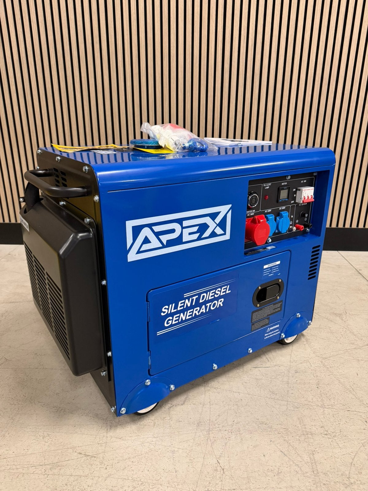 Apex diesel generator l Nieuw l 6,5 Kw l 2 stuks, Ophalen of Verzenden, Nieuw, Dieselolie