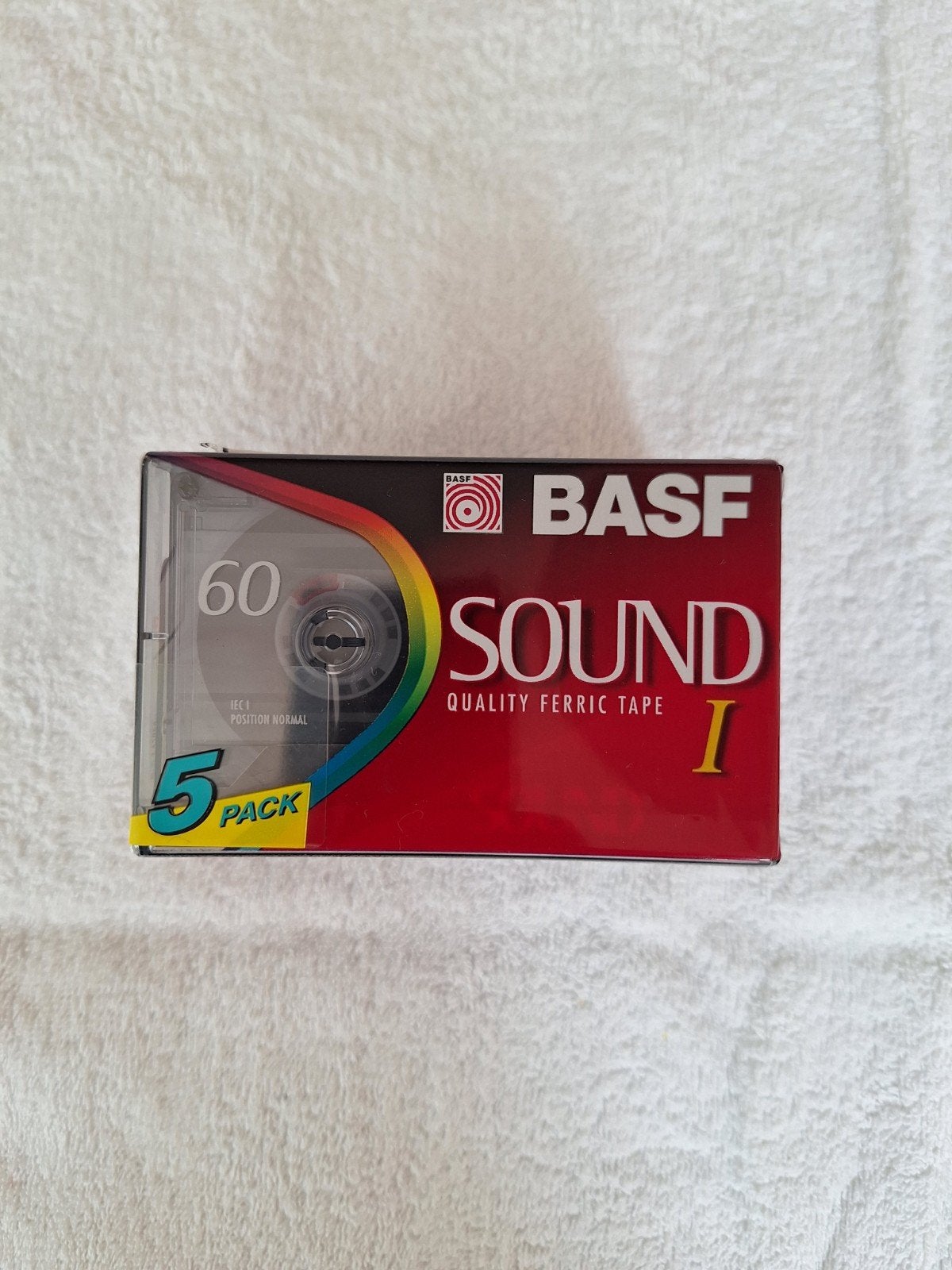 BASF SOUND1 Cassette bandjes splinternieuw/gesealed 5x60min., Ophalen, 2 t/m 25 bandjes, Overige genres, Nieuw in verpakking