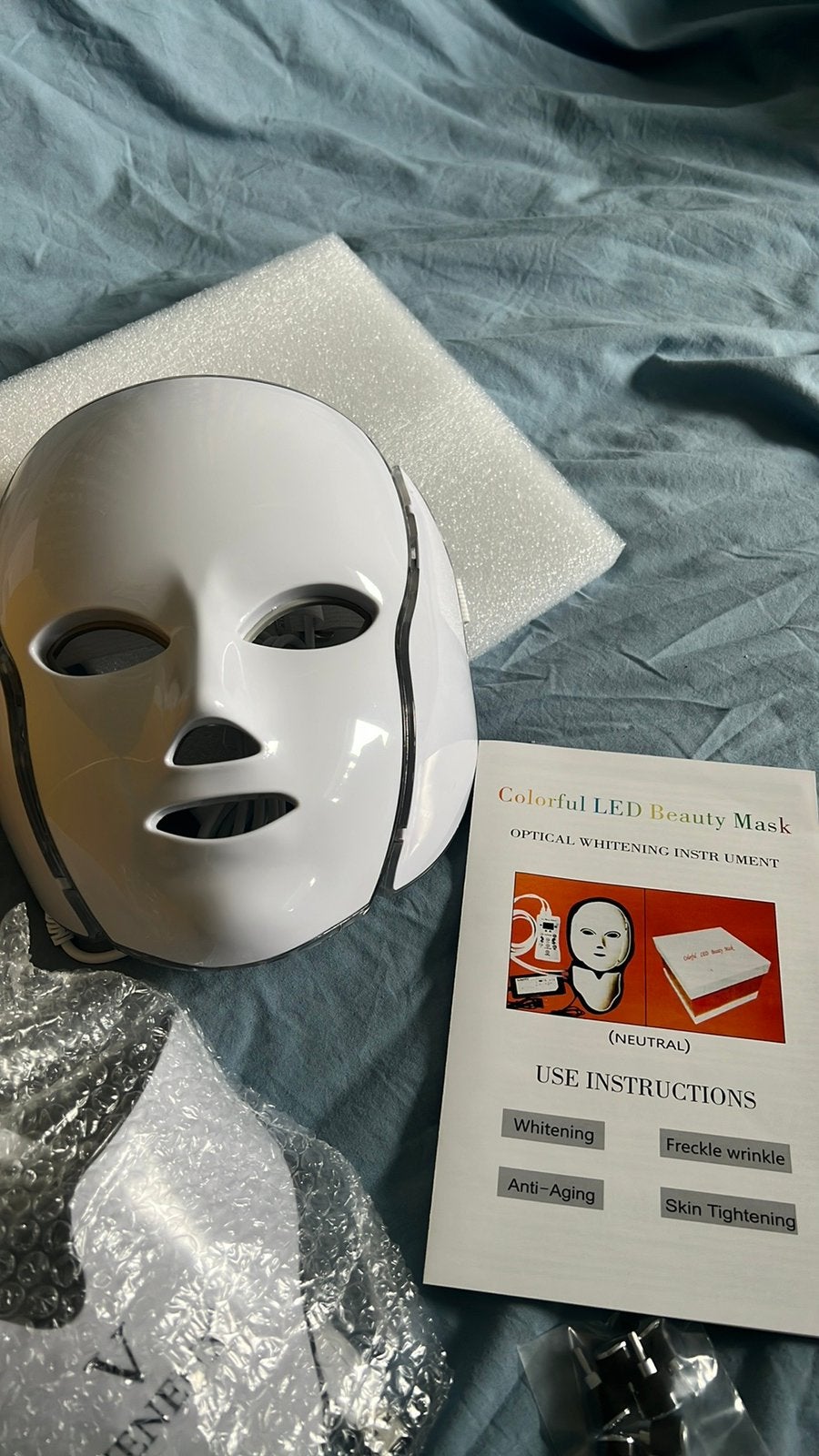 Led masker - Nieuw, Sieraden, Tassen en Uiterlijk, Uiterlijk | Gezichtsverzorging, Ophalen of Verzenden, Nieuw, Gehele gezicht