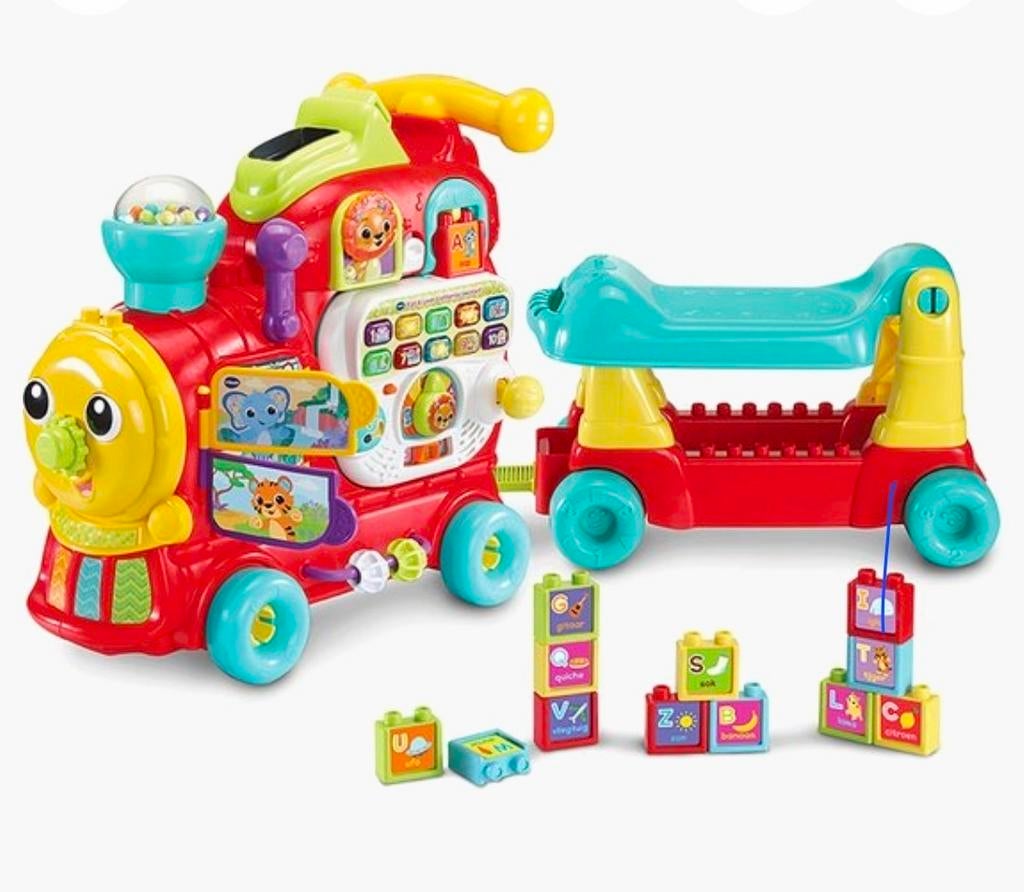 V-tech Speel- en leerlocomotief, Ophalen, Zo goed als nieuw, 6 maanden tot 2 jaar