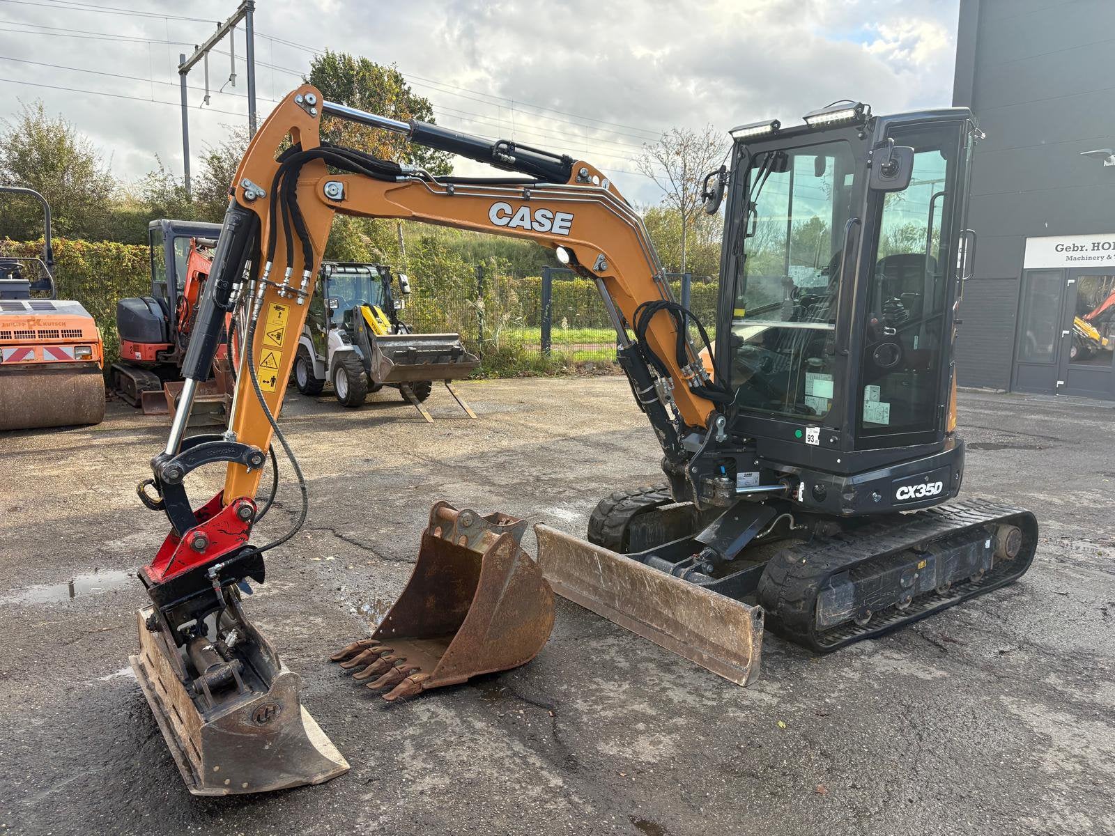 Case CX35D Minigraver NIEUWSTAAT!!!, Ophalen, Wiellader of Shovel