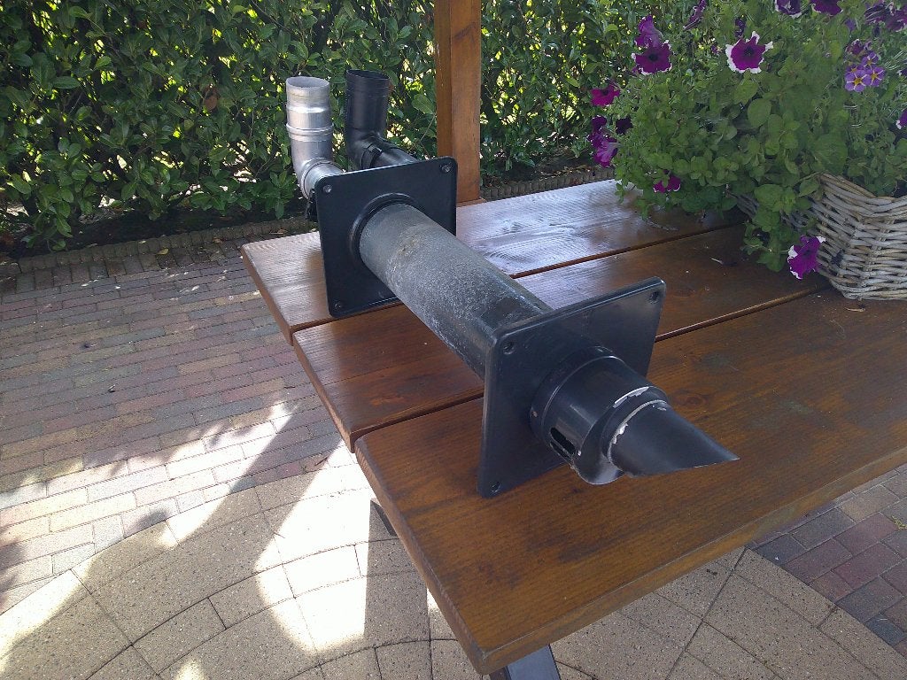 Geveldoorvoer, Doe-het-zelf en Verbouw, Ventilatie en Afzuiging, Ophalen of Verzenden, Gebruikt, Afzuiger