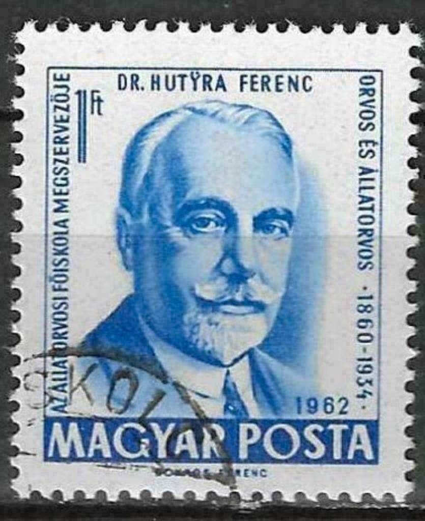 Hongarije 1962 - Yvert 1492 - Beroemde personen  (ST), Verzenden, Gestempeld