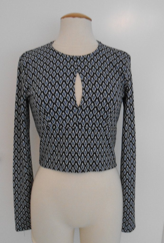 Amy & Ivy top blauw/zwart mt M, Maat 38/40 (M), Blauw, Nieuw, Ophalen of Verzenden