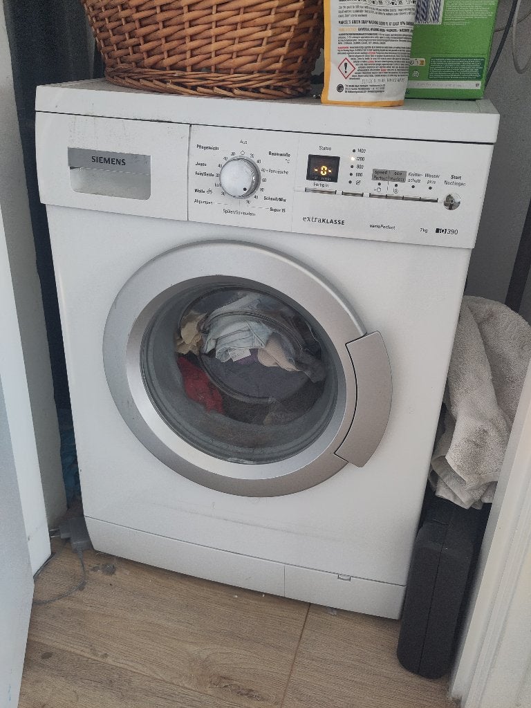 Wasmachine Siemens iQ390 Extra Klasse, Witgoed en Apparatuur, Ophalen, Gebruikt, Minder dan 85 cm, Voorlader