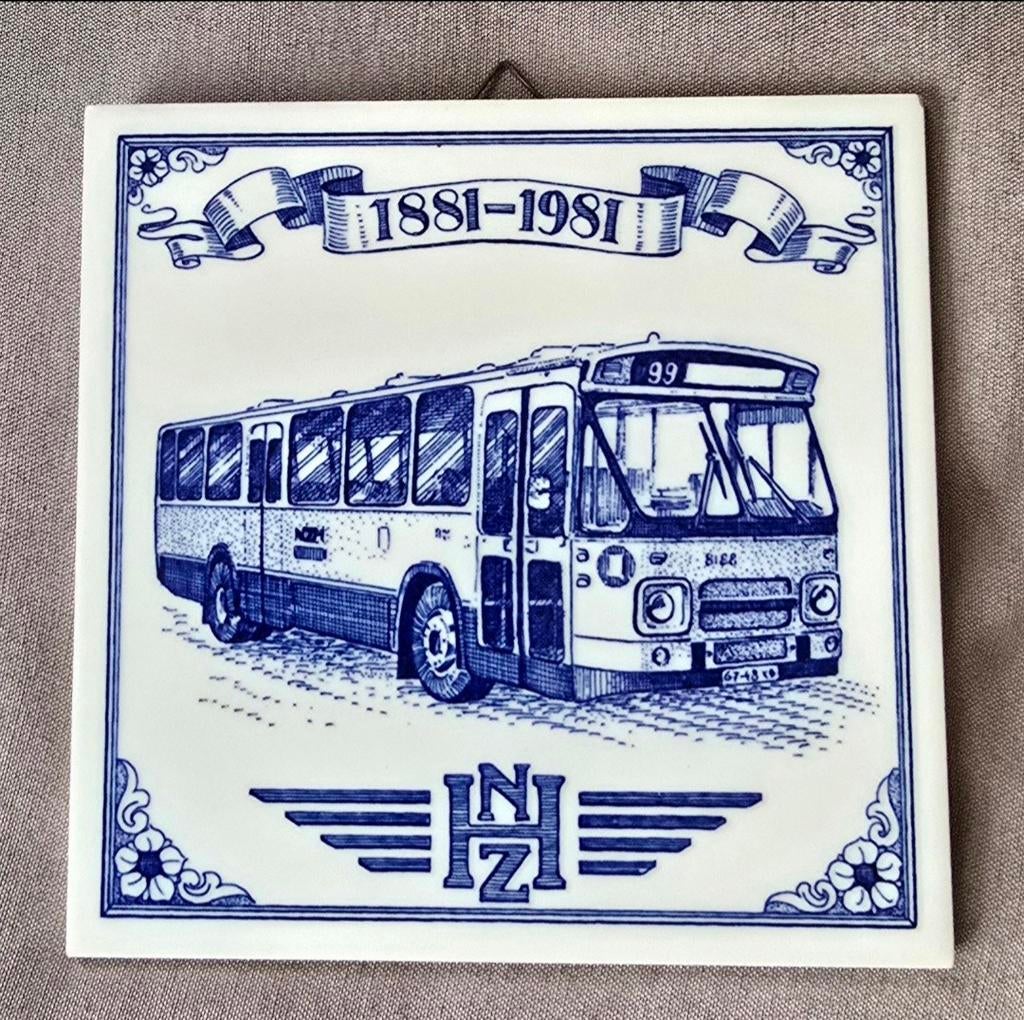 NZH Tegeltje  Bus 1881-1981, Ophalen of Verzenden