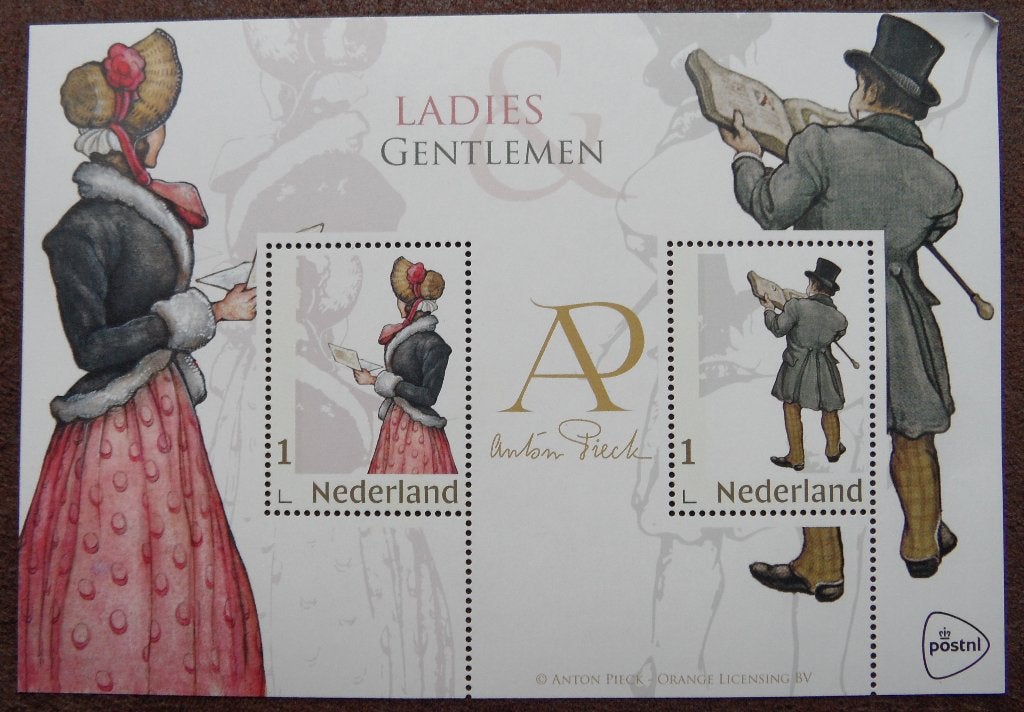Velletje postzegels – Ladies & Gentlemen - zeldzaam, Ophalen of Verzenden, Postfris