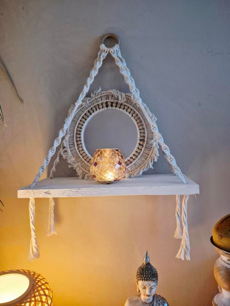Macrame wandplank., Ophalen of Verzenden, Nieuw