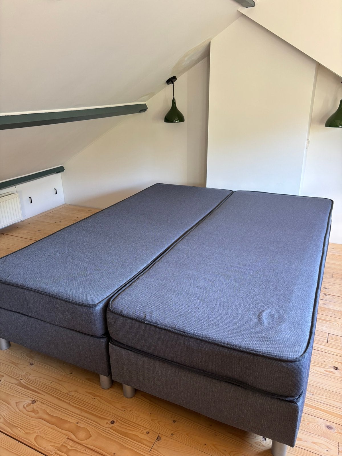 Bed boxspring, Huis en Inrichting, Slaapkamer | Boxsprings, Ophalen, Gebruikt, Tweepersoons, 180 cm