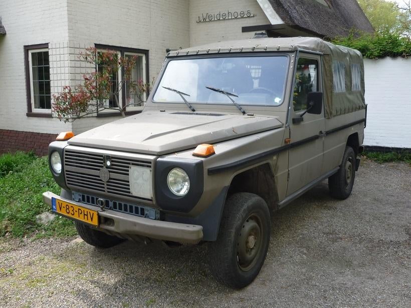Mercedes Benz Puch G Klasse G 230 Aut. 114.225 km militair, Auto's, Mercedes-Benz, Automaat, 4 cilinders, 4x4, G-Klasse