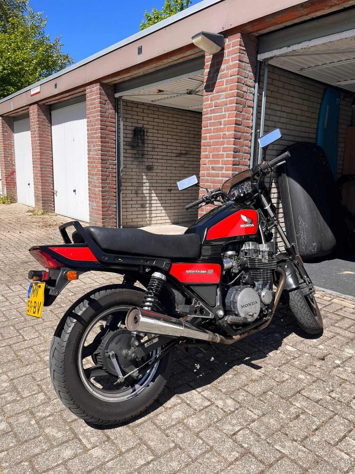 Honda CB700S Nighthawk + blok, onderdelen, Motoren, 700 cc, 4 cilinders, Motorrijbewijs A, Particulier
