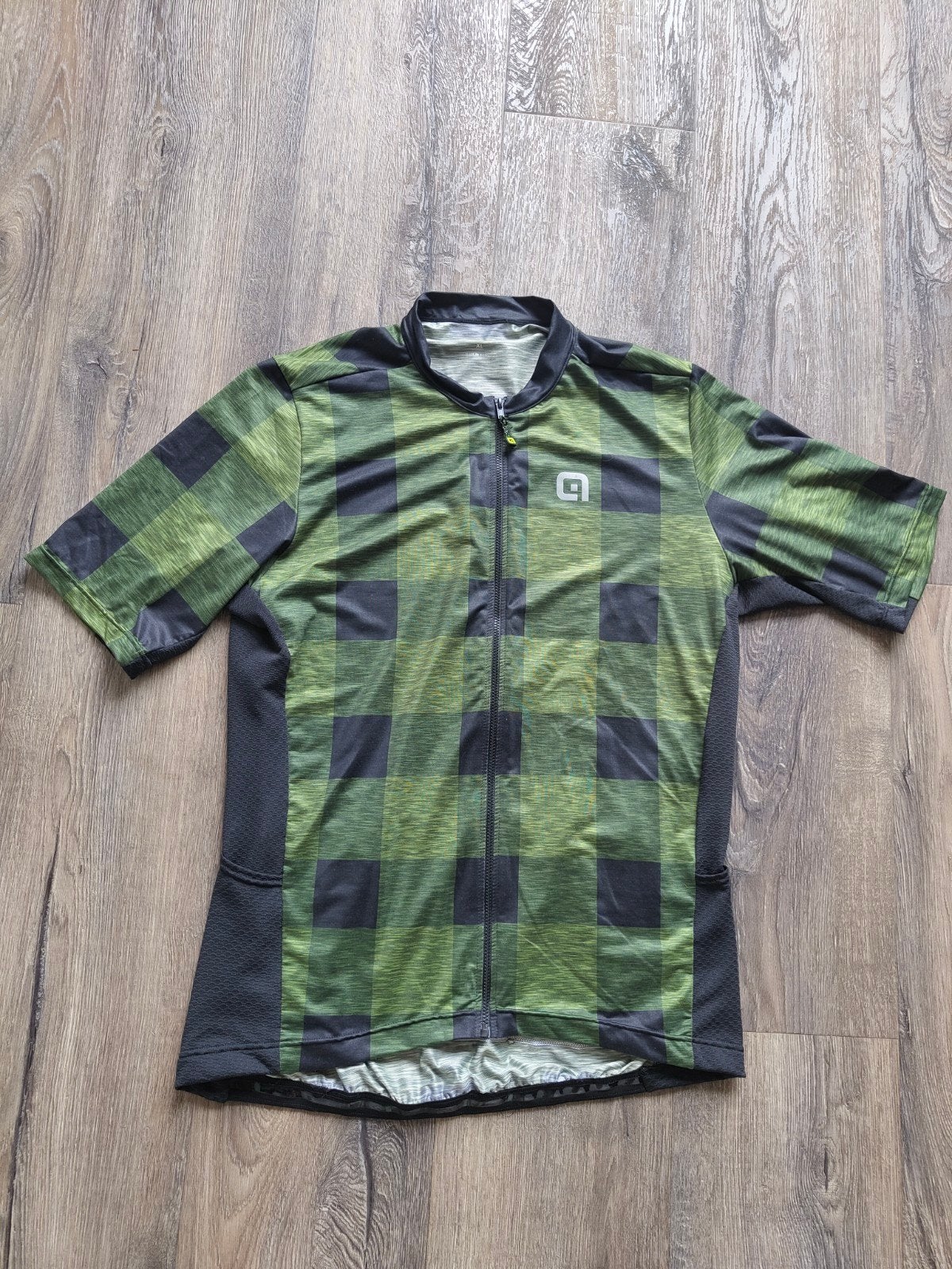 ALE fiets shirt XL Groen/Zwart - Zo goed als nieuw, Heren, Ale, Ophalen of Verzenden, Zo goed als nieuw