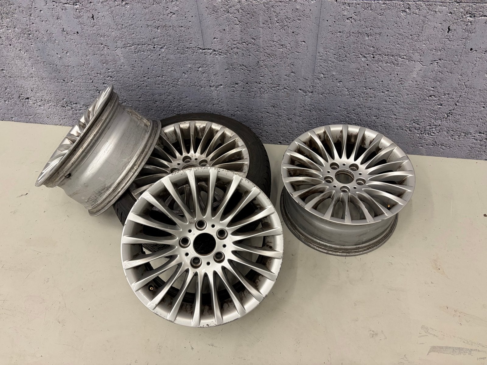 Velgenset BMW 3-serie E90/E91/E92/E93, Ophalen, Gebruikt, 17 inch, Velg(en)